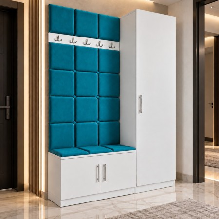 Cuier Tapitat REGAL PLUS Turcoaz