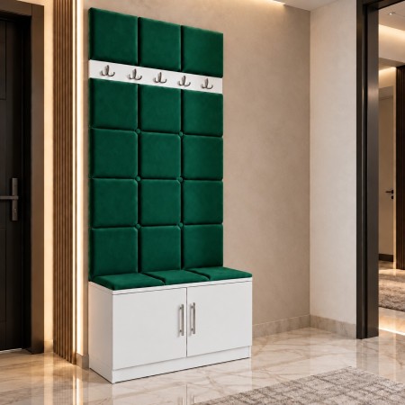 Cuier Tapitat REGAL Verde