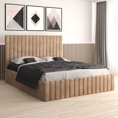 Pat Tapitat Melania Crem Catifea Premium