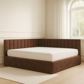 Pat Tapitat De Colt CORA Maro Catifea Premium