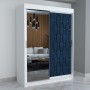 Dressing Tapitat Albastru ANA Cu Oglinda