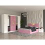 Dormitor IMPERIAL Roz Dressing 250 Si Pat cu 2 Noptiere