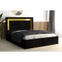 Pat Tapitat Matei Negru Catifea Premium